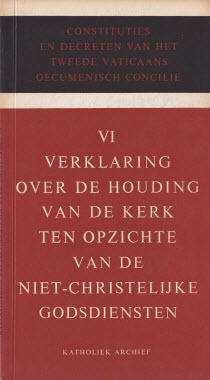 Verklaring over de niet-christelijke godsdiensten, Nostra aetate